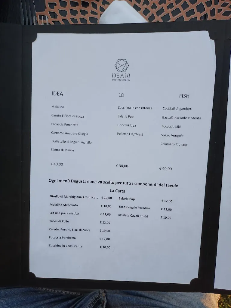 Menu_IDEA 18 Boutique Hotel_Controguerra_image_1