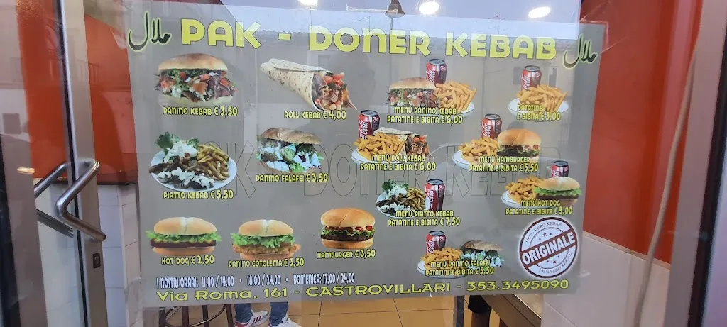 Menu_Pak DONER KEBAB_Castrovillari_image_1