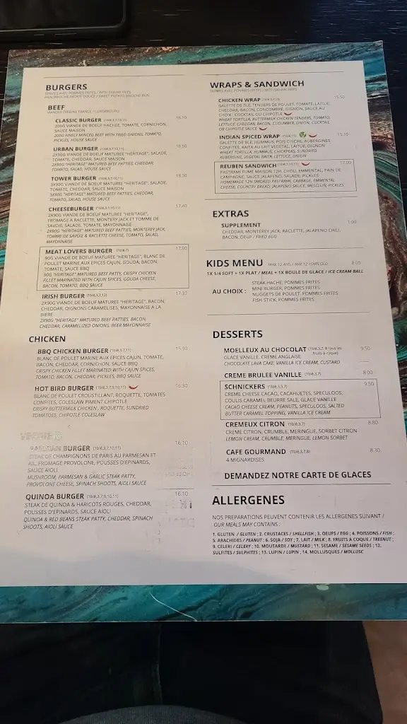 Menu_Urban Belval_Soleuvre_imagen_2