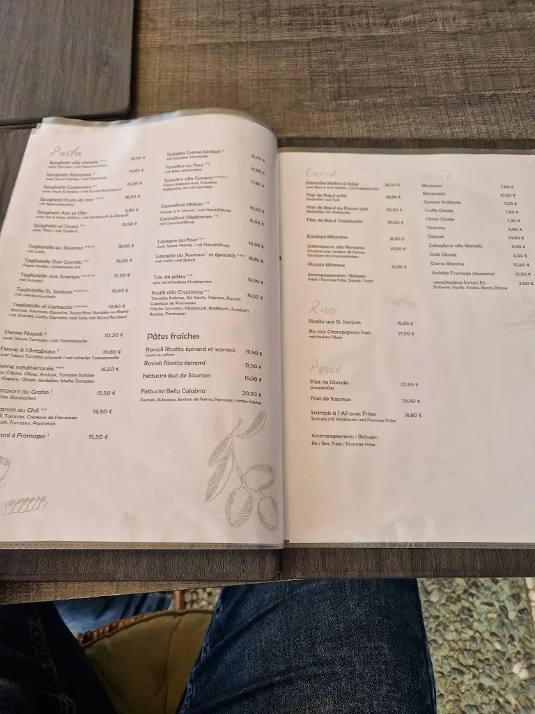 Menu_Restaurant Bella Calabria Sàrl_Wasserbillig_image_2