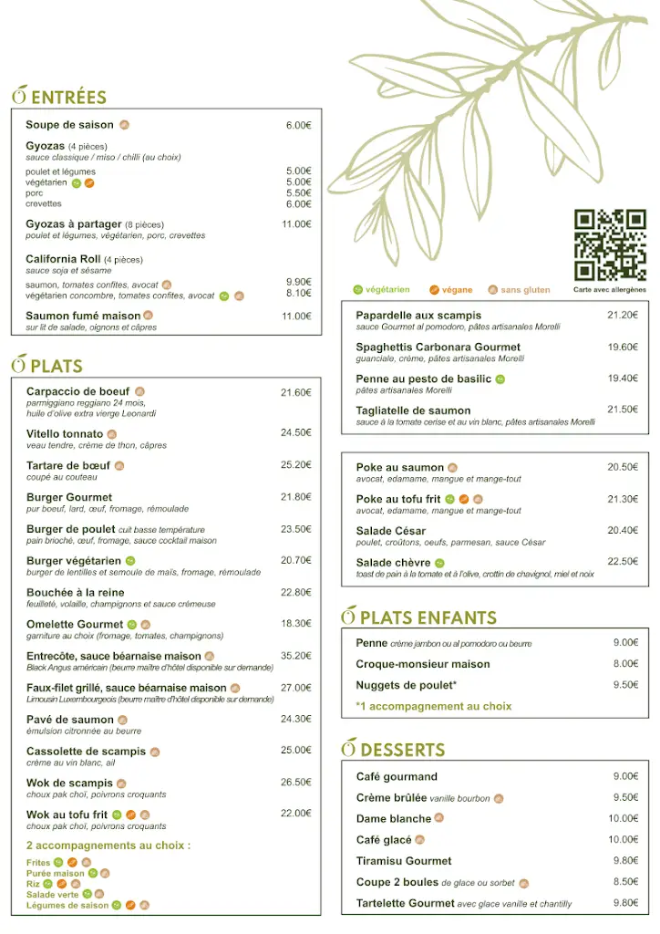 Menu_Restaurant Le Gourmet_Junglinster_imagen_2