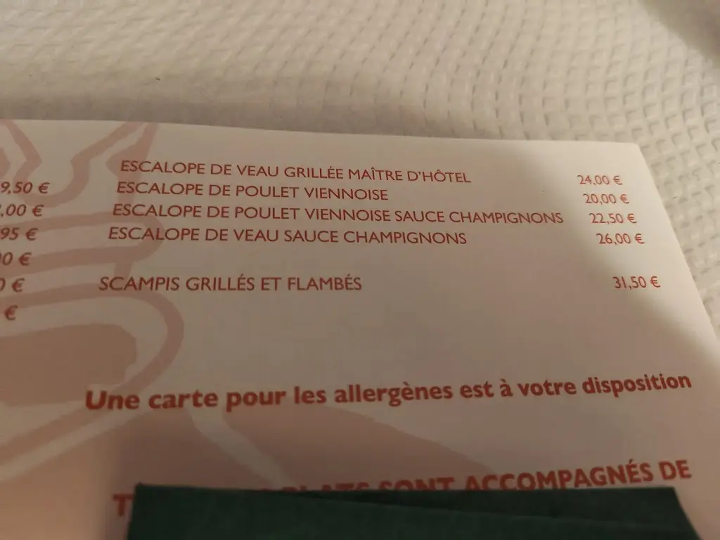 Menu_Chez Isabel Bacano Sàrl_Hesperange_imagen_1