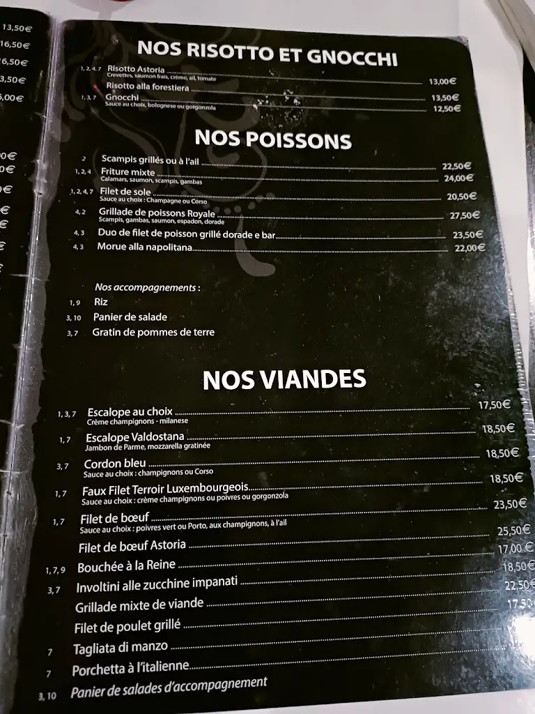 Menu_Restaurant-Pizzeria L'Astoria Sàrl_Kayl_image_2