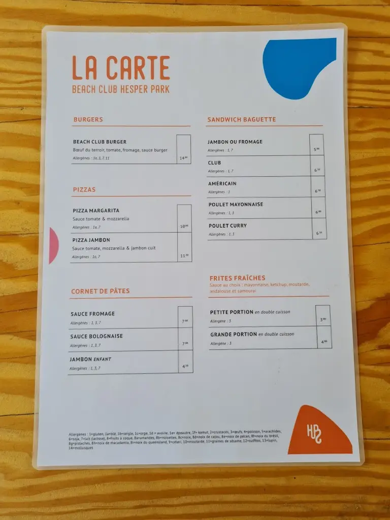 Menü_Hesper Beach Club_Hesperange_Bild_1