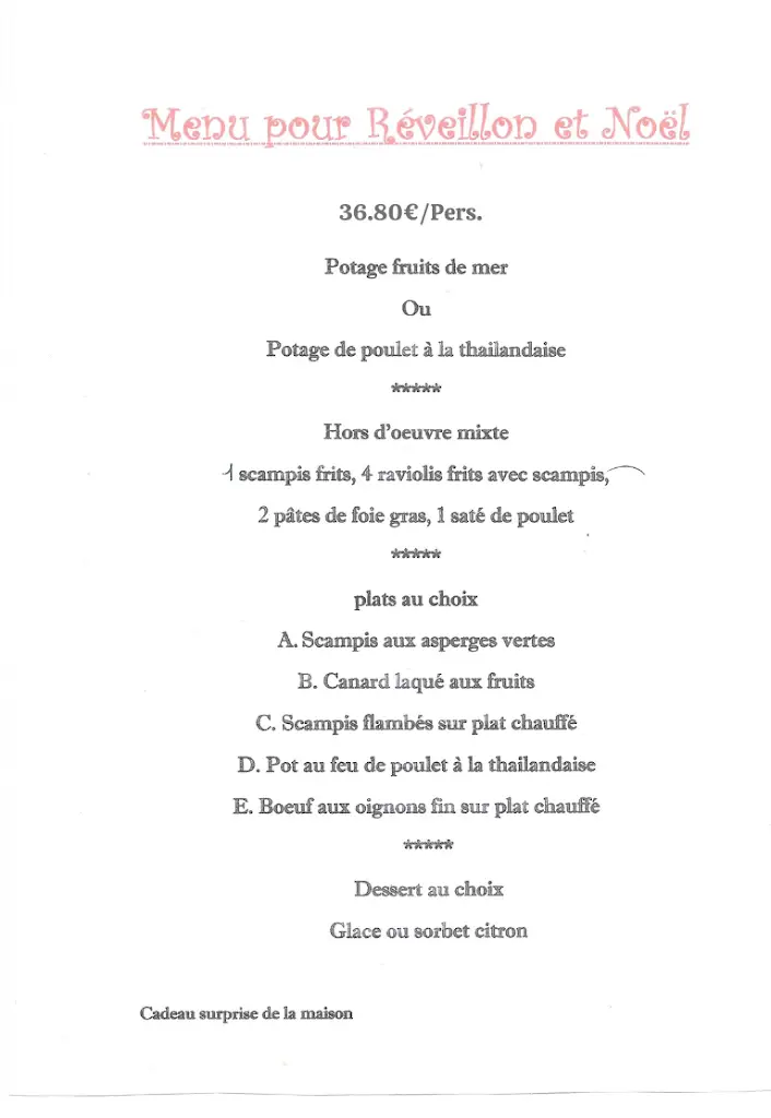 Menü_Restaurant Asiatique La Tour d'Or_Kayl_Bild_2