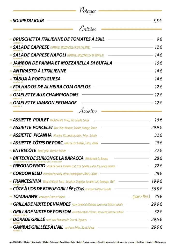 Menu_La Baracca_Rollingen_image_3