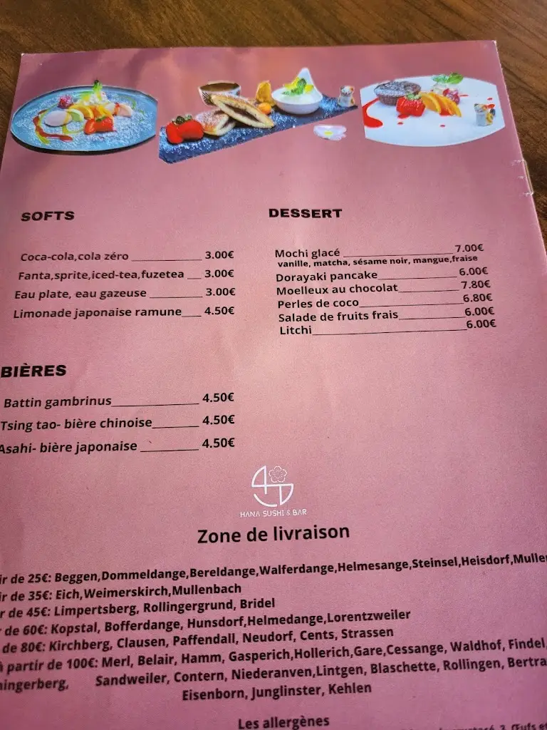 Menu_Hana Sushi & Bar_Béreldange_imagen_1