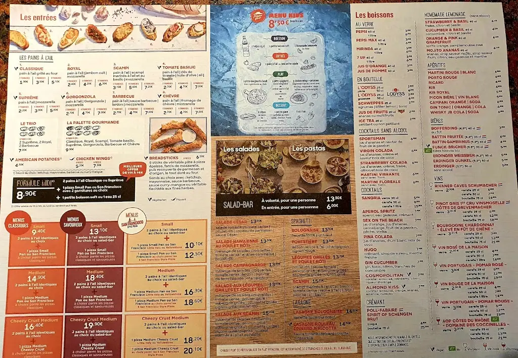 Menu_Pizza Hut Beggen_Béreldange_imagen_1