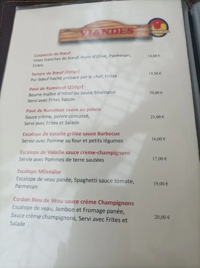 Menu_Arizona Lounge_Contern_image_1