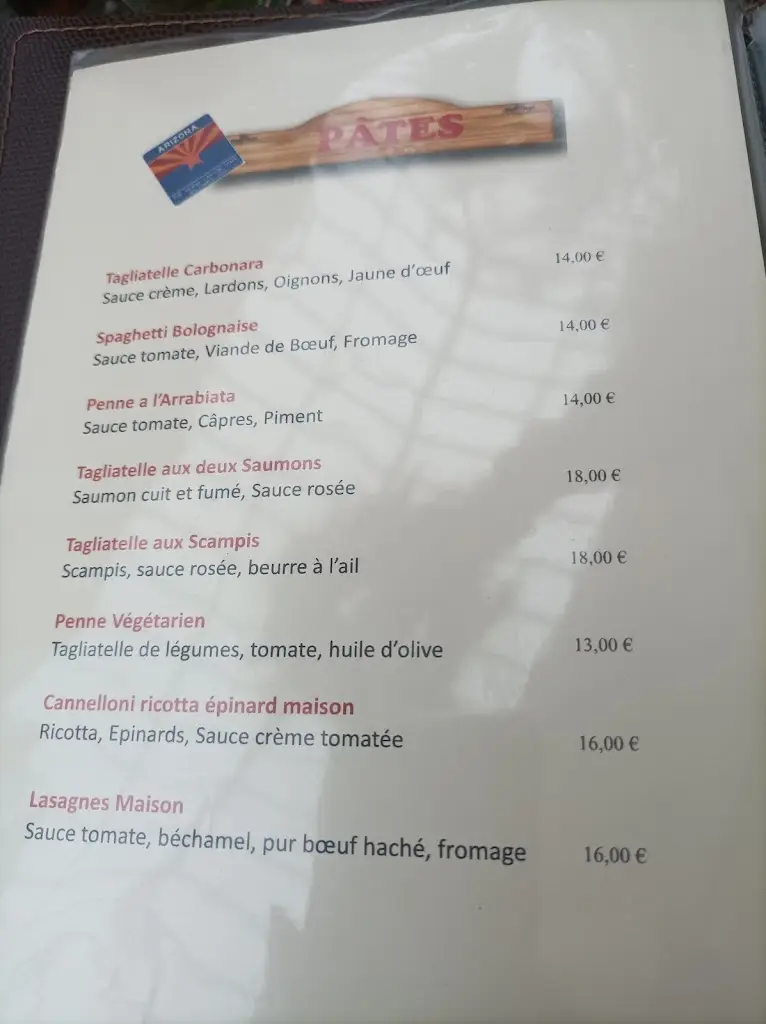 Menu_Arizona Lounge_Contern_image_2