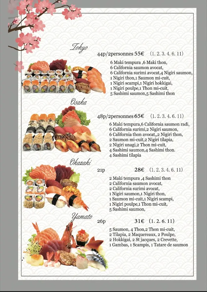 Menü_Restaurant Asiatique Wasabi_Moutfort_Bild_1