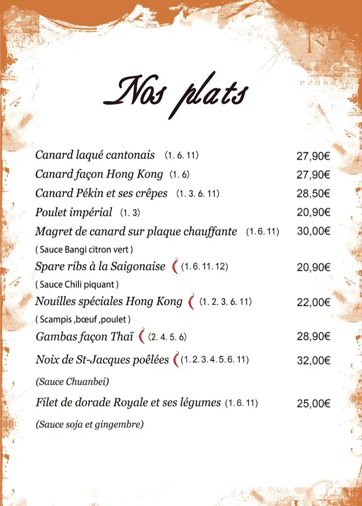 Menü_Restaurant Asiatique Wasabi_Moutfort_Bild_3