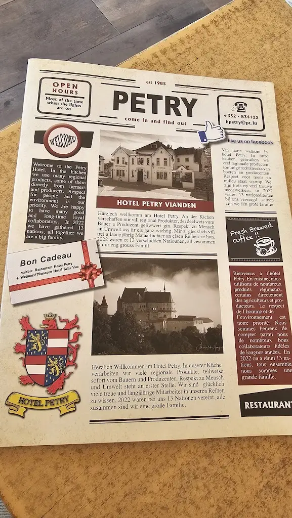 Jani Tolonen_Logis Hotel-Restaurant Petry_Vianden_avis