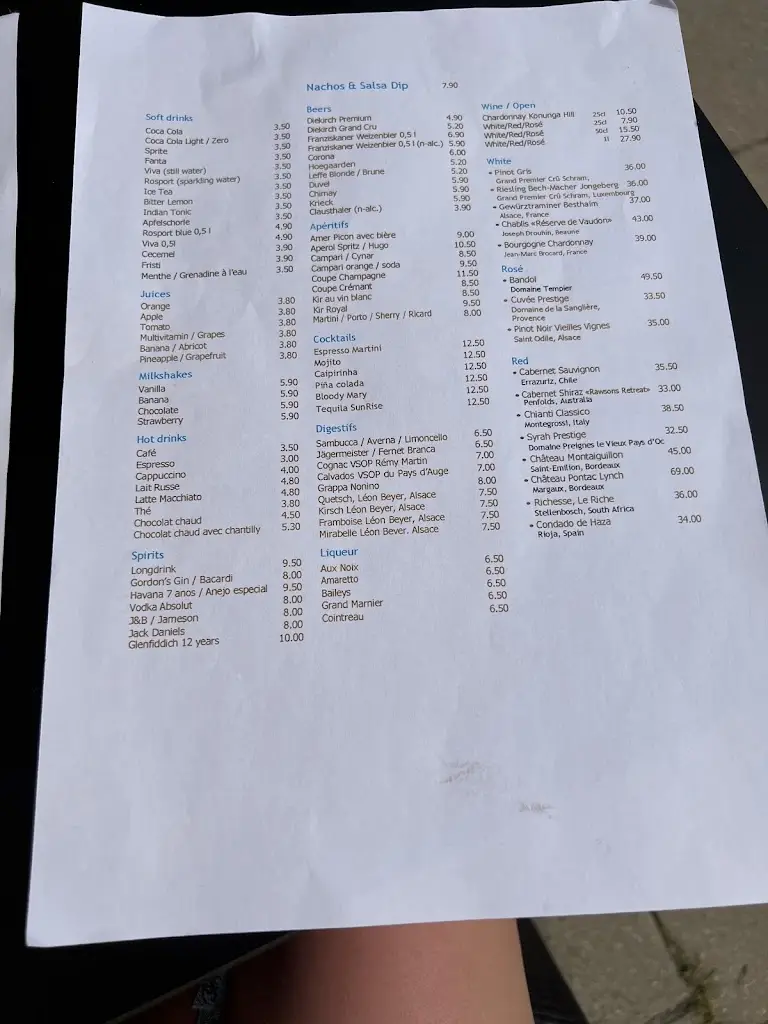 Menu_The River_Vianden_immagine_2