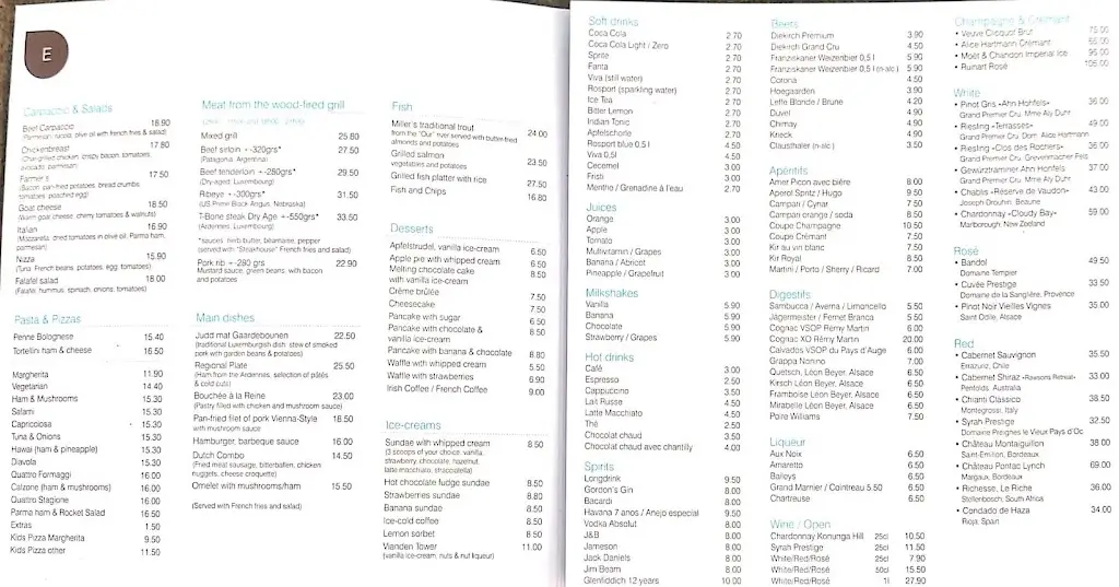 Menu_The River_Vianden_immagine_4