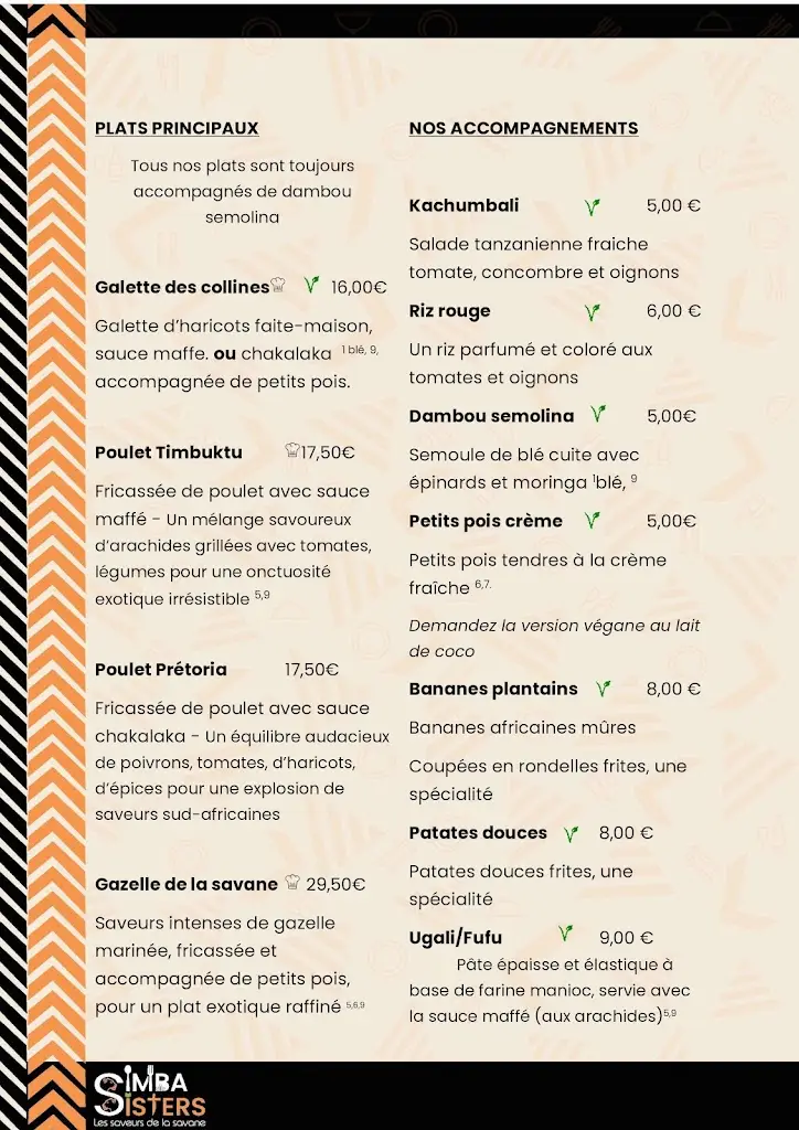 Menu_Simba Sisters_Koerich_image_1