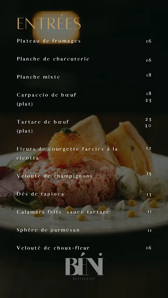 Menu_Restaurant Béni_Koerich_image_2