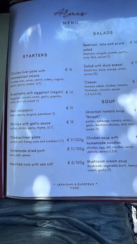 Menu_Ukrainian restaurant by V&V Délice_Nospelt_imagen_3