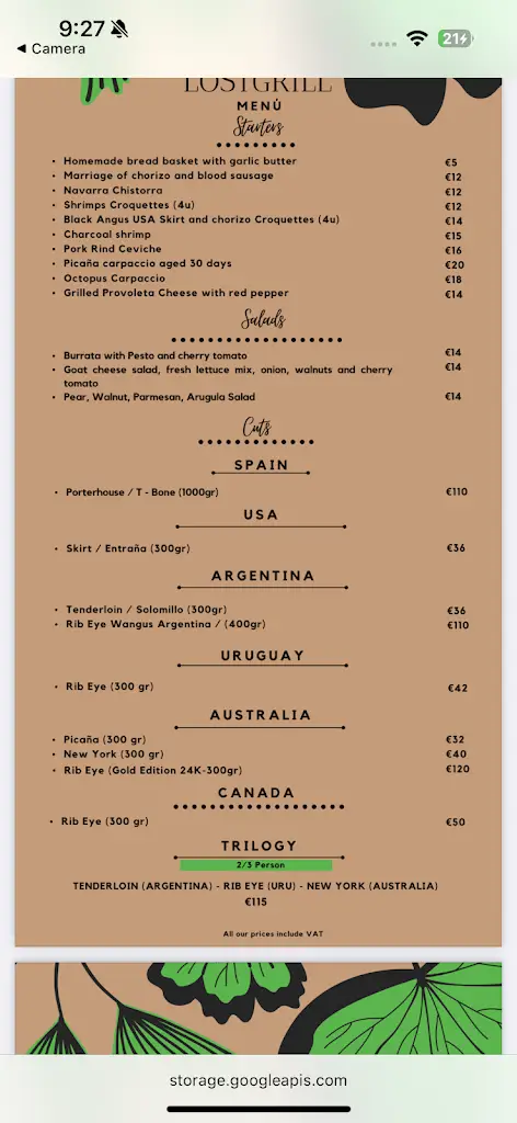 Menu_Dos Gringos_Hosingen_image_1