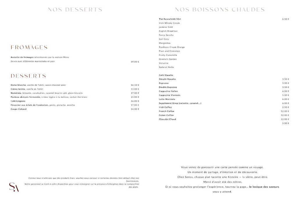 Menu_SENSA - Restaurants & Lounge Bar_Weiswampach_image_2