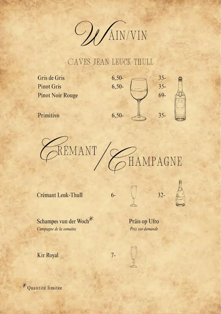 Menu_Murmure du Château_Weiswampach_image_1