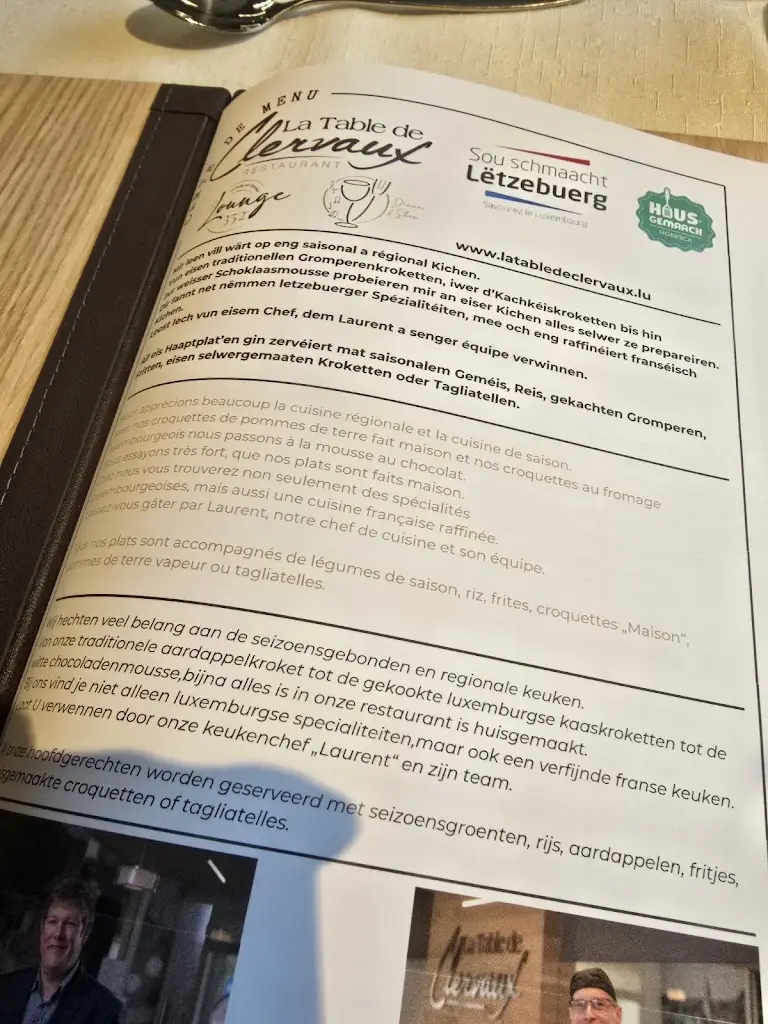 Menu_La Table de Clervaux_Clervaux_imagen_2