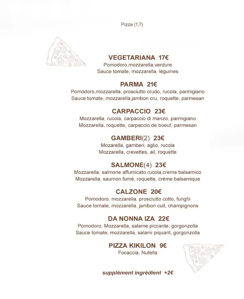 Menu_Da Nonna Iza Clervaux_Clervaux_imagen_3