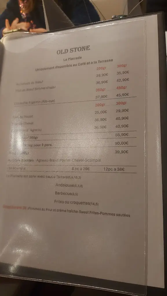 Menu_Restaurant - Café Kentucky_Clervaux_imagen_2