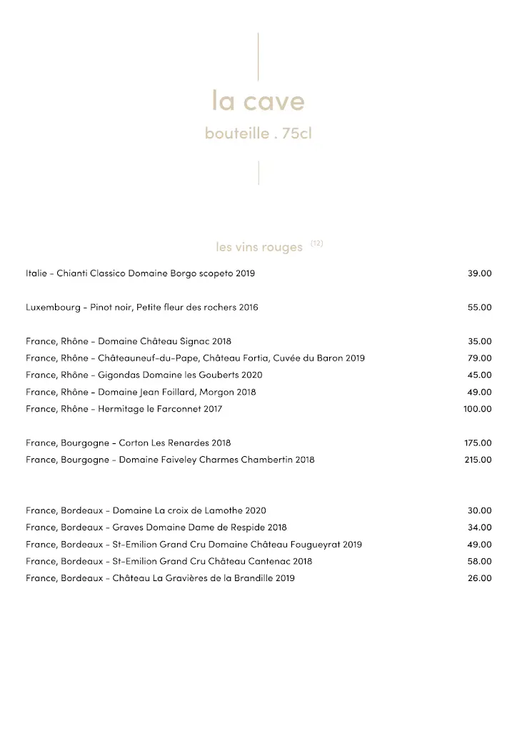 Menu_Restaurant Le Chloé_Clervaux_imagen_4