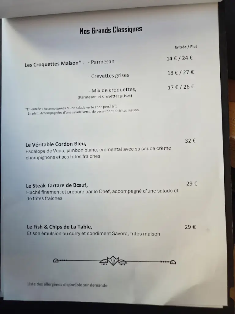 Menu_Restaurant La Table de l'Epicerie_Reckange_image_1