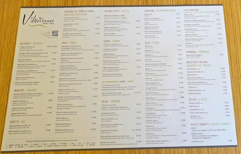 Menu_Trattoria Pizzeria V'diterraneo_Elvange_imagen_1