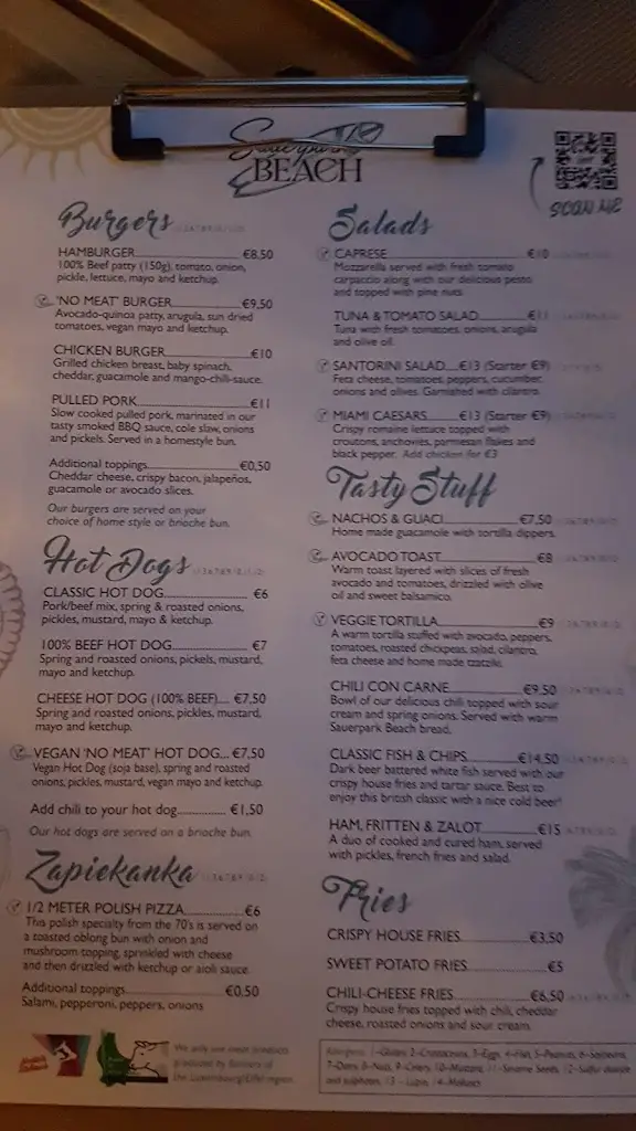 Menu_Restaurant Sauerpark Beach_Rosport_imagen_2