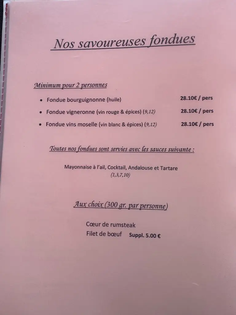 Menu_Le Chalet de Remerschen_Remerschen_image_4