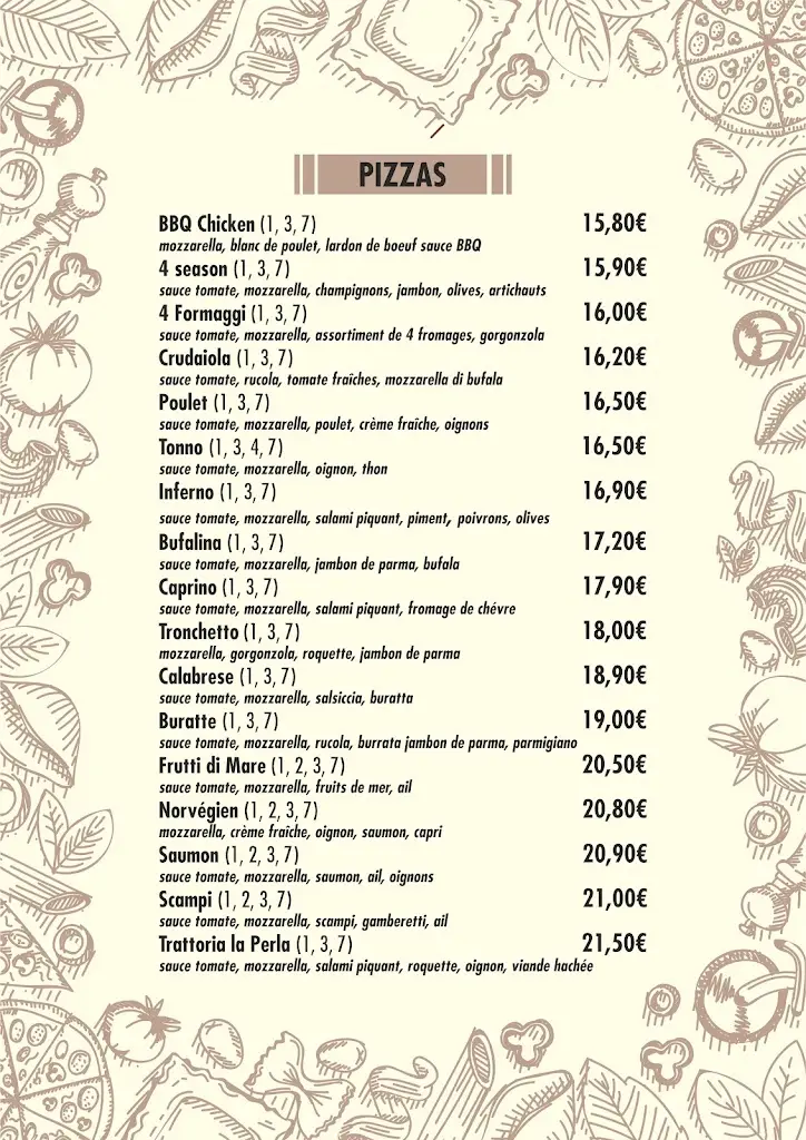 Menu_Trattoria La Perla_Reisdorf_imagen_2
