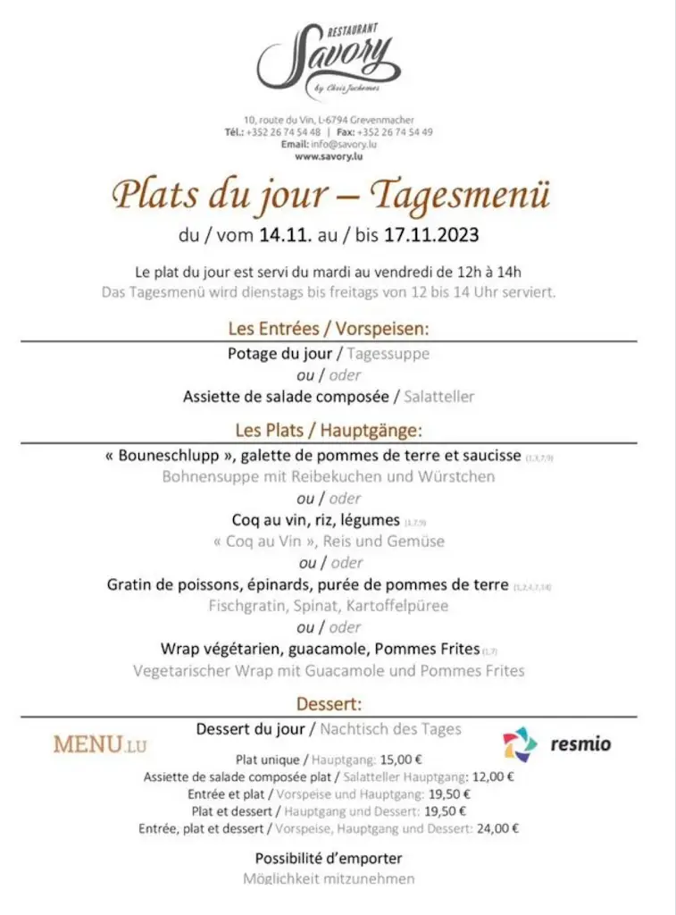 Menu_Restaurant Savory_Grevenmacher_image_3