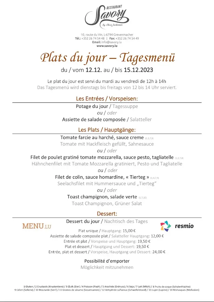 Menu_Restaurant Savory_Grevenmacher_image_4