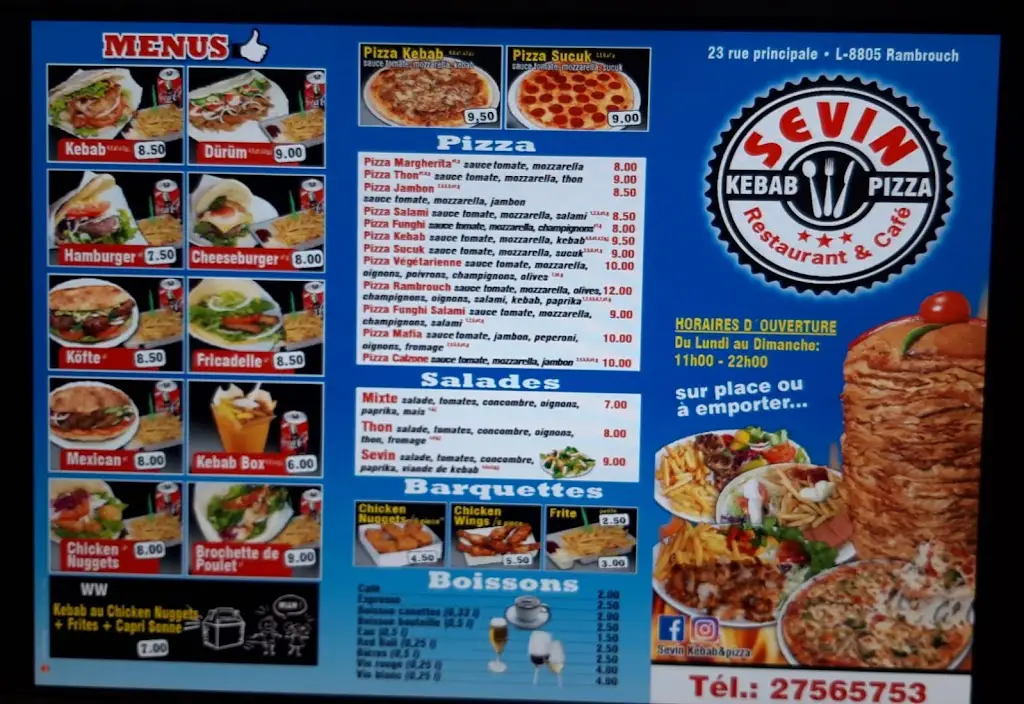 Menu_Sevin Kebab Pizza_Rambrouch_imagen_3