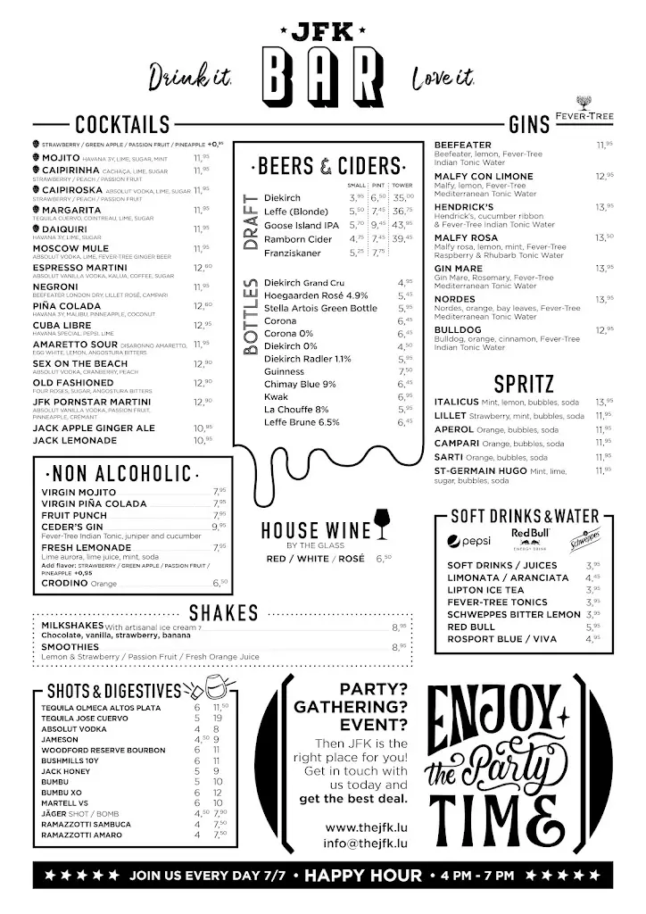 Menu_The JFK_Pratz_imagen_2