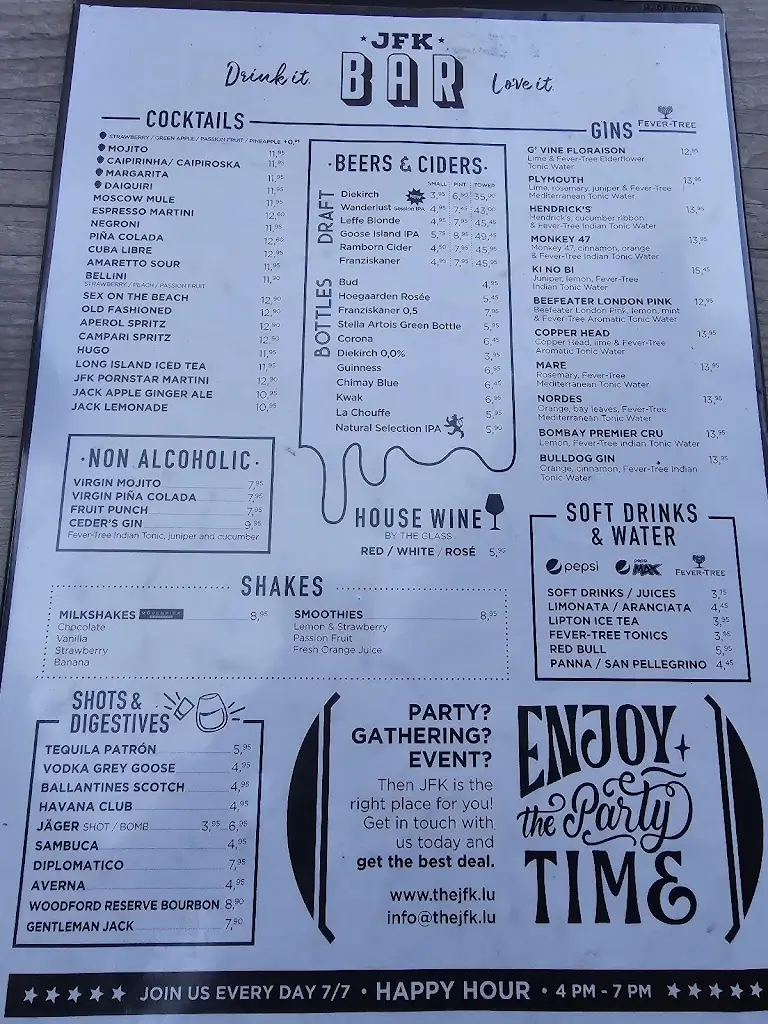 Menu_The JFK_Pratz_imagen_3