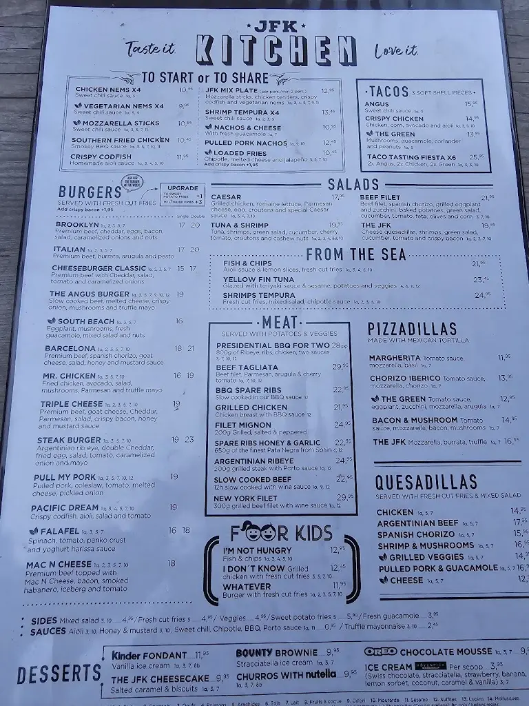 Menu_The JFK_Pratz_imagen_4