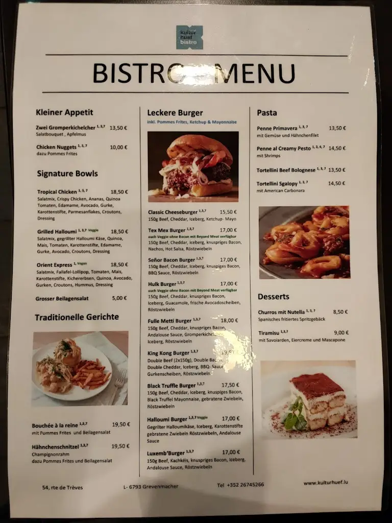 Menu_Kulturhuef Bistro_Grevenmacher_image_1