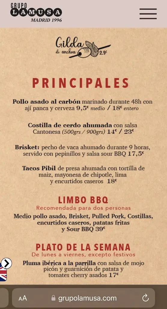 Menu_Hotel Bon Repos & Restaurant Le Grill_Scheidgen_image_1