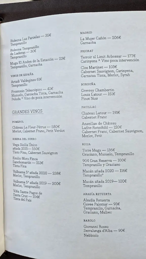 Menu_Restaurant La Rive_Bourscheid_imagen_2