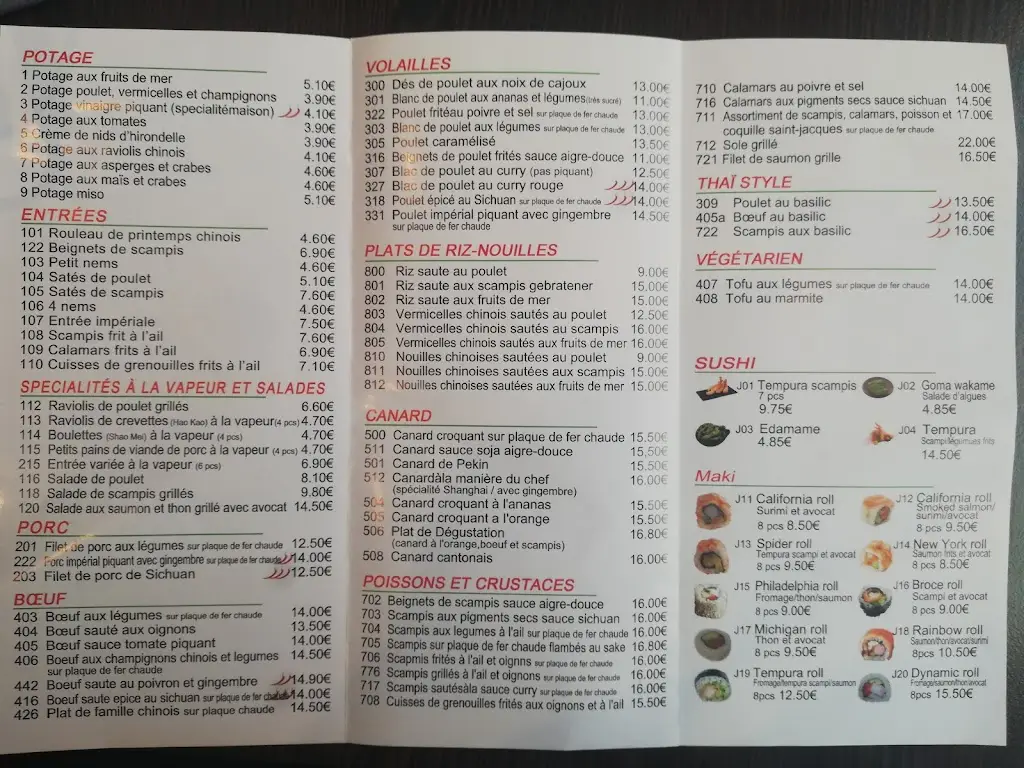 Menu_Restaurant Yue Long, spécialités chinoises et sushi_Grevenmacher_imagen_1