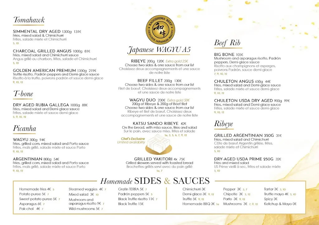 Menu_TERRA Steakhouse - Kirchberg Luxembourg_Altrier_image_1