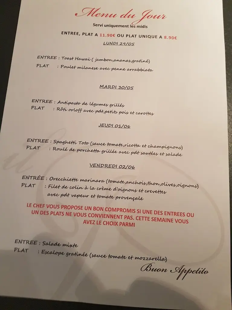 Menu_IL PICCOLINO_Pétange_image_1