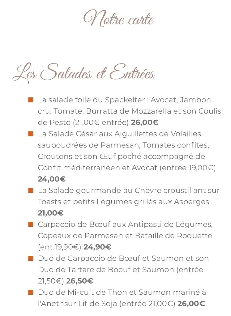 Menu_De Spackelter (Restaurant)_Leudelange_imagen_4