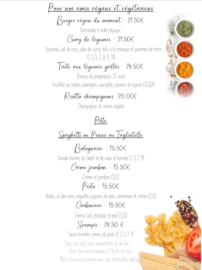 Menu_La Différence_Vichten_image_2