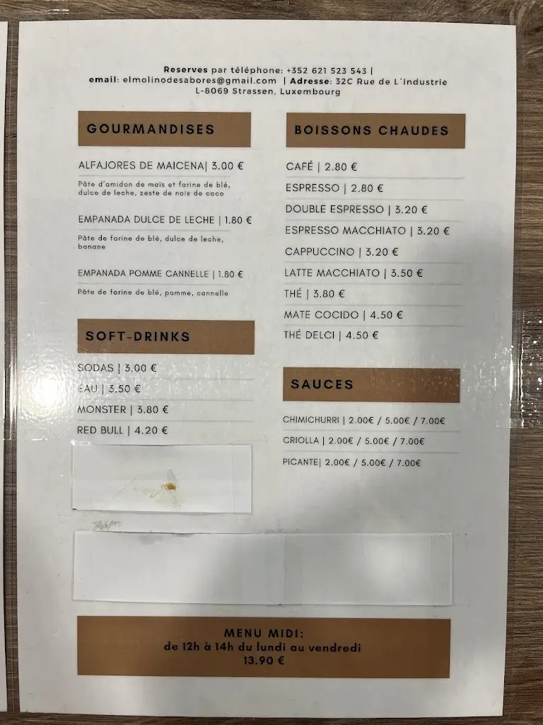 Menu_El Molino de Sabores_Strassen_image_3