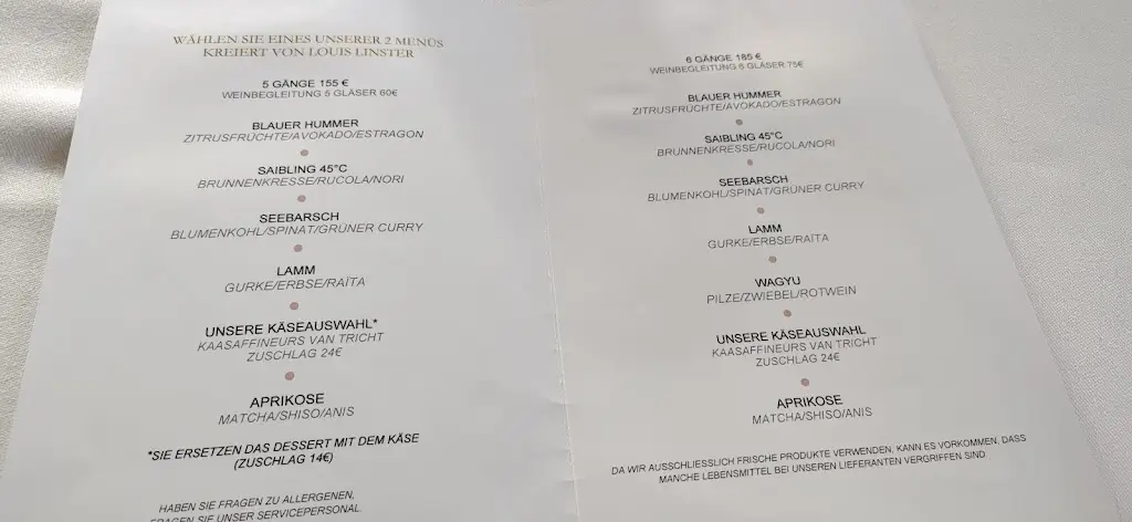 Menu_Restaurant Lea Linster_Frisange_image_3